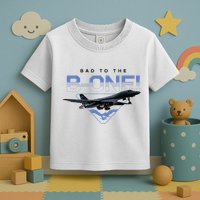 B1 Lancer Military Jet Bomber Airplane Bad To The Bone Toddler T-Shirt