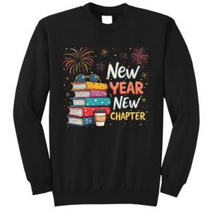 Book Lover New Year New Chapter Happy New Year 2025 Sweatshirt