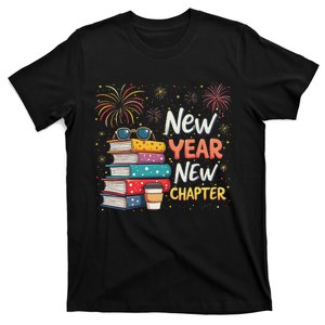 Book Lover New Year New Chapter Happy New Year 2025 T-Shirt