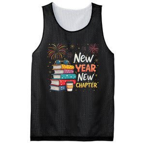 Book Lover New Year New Chapter Happy New Year 2025 Mesh Reversible Basketball Jersey Tank