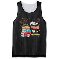 Book Lover New Year New Chapter Happy New Year 2025 Mesh Reversible Basketball Jersey Tank