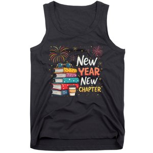 Book Lover New Year New Chapter Happy New Year 2025 Tank Top