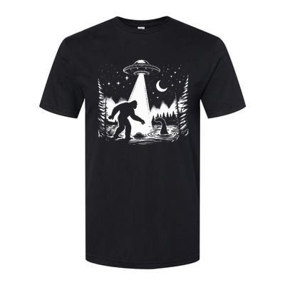 Bigfoot Loch Ness Monster & Ufo Alien Spaceship Softstyle® CVC T-Shirt