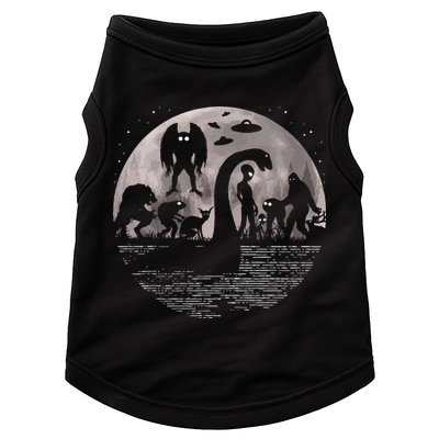 Bigfoot Loch Ness Monster Mothman And Aliens! Funny Cryptid Doggie Tank