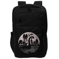 Bigfoot Loch Ness Monster Mothman And Aliens! Funny Cryptid Impact Tech Backpack