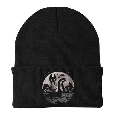 Bigfoot Loch Ness Monster Mothman And Aliens! Funny Cryptid Beanie