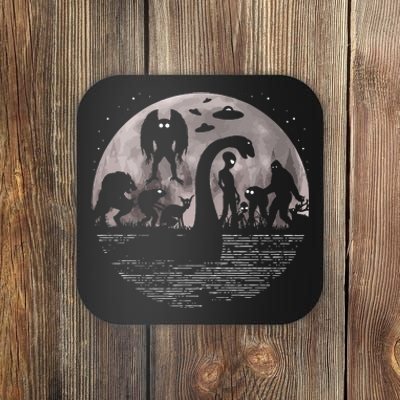 Bigfoot Loch Ness Monster Mothman And Aliens! Funny Cryptid Coaster