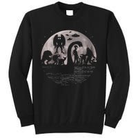 Bigfoot Loch Ness Monster Mothman And Aliens! Funny Cryptid Tall Sweatshirt