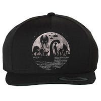 Bigfoot Loch Ness Monster Mothman And Aliens! Funny Cryptid Wool Snapback Cap
