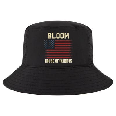 Bloom Last Name Surname American Flag Family Cool Comfort Performance Bucket Hat