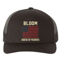 Bloom Last Name Surname American Flag Family Yupoong Adult 5-Panel Trucker Hat