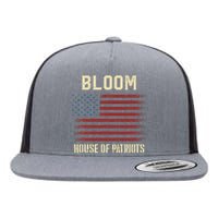 Bloom Last Name Surname American Flag Family Flat Bill Trucker Hat