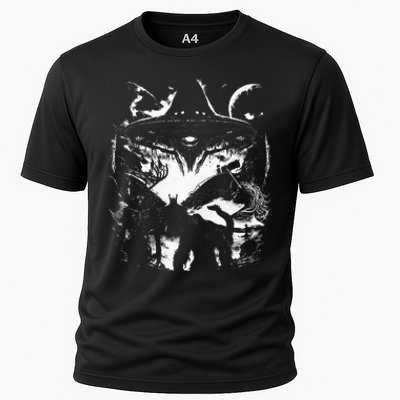 Bigfoot Loch Ness Monster Mothman Wendigo Alien Cryptid Cooling Performance Crew T-Shirt