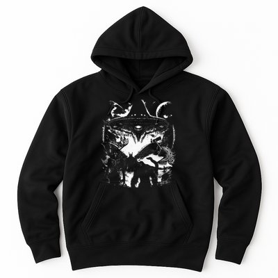 Bigfoot Loch Ness Monster Mothman Wendigo Alien Cryptid Hoodie