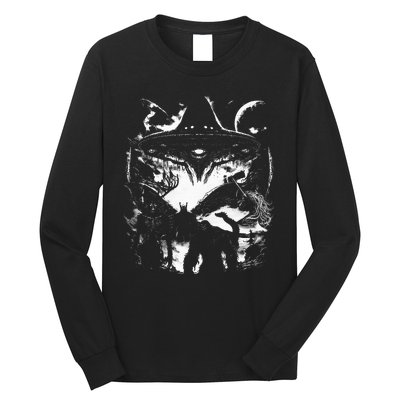 Bigfoot Loch Ness Monster Mothman Wendigo Alien Cryptid Long Sleeve Shirt