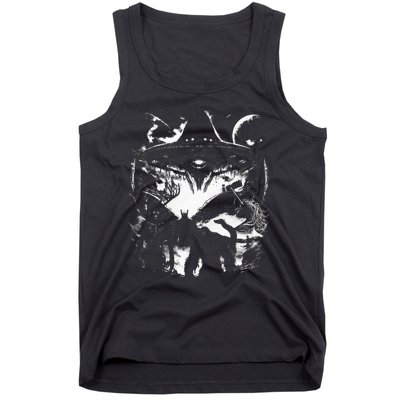 Bigfoot Loch Ness Monster Mothman Wendigo Alien Cryptid Tank Top