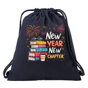 Book Lover New Year New Chapter Happy New Year 2025 Drawstring Bag