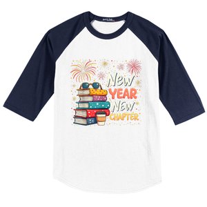 Book Lover New Year New Chapter Happy New Year 2025 Baseball Sleeve Shirt