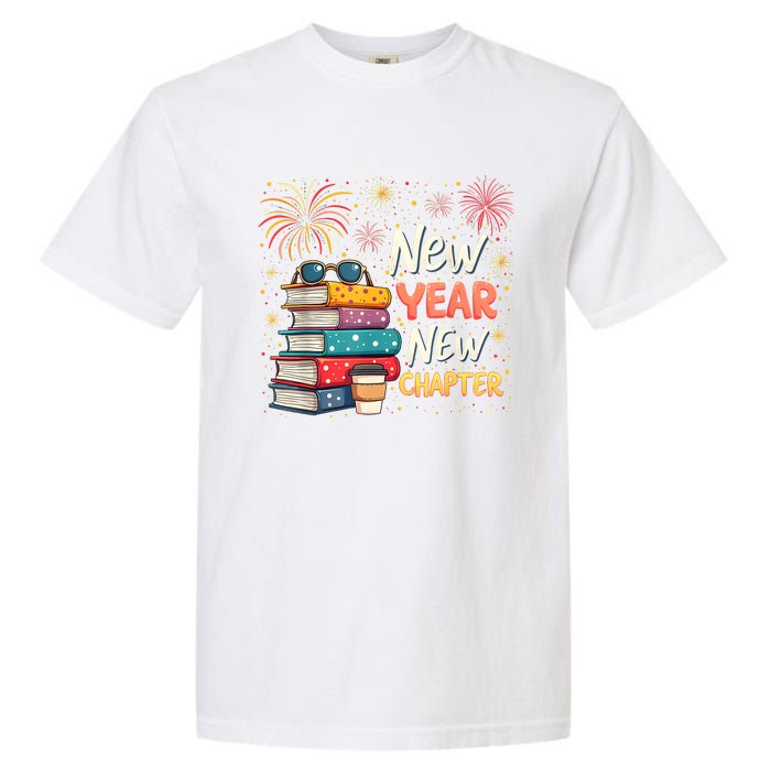 Book Lover New Year New Chapter Happy New Year 2025 Garment-Dyed Heavyweight T-Shirt