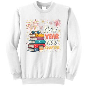 Book Lover New Year New Chapter Happy New Year 2025 Sweatshirt