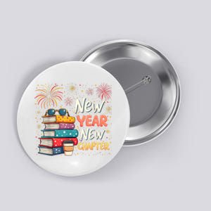 Book Lover New Year New Chapter Happy New Year 2025 Button