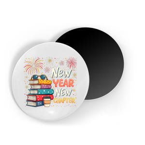 Book Lover New Year New Chapter Happy New Year 2025 Magnet