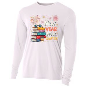 Book Lover New Year New Chapter Happy New Year 2025 Cooling Performance Long Sleeve Crew