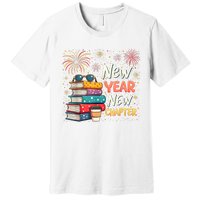 Book Lover New Year New Chapter Happy New Year 2025 Premium T-Shirt