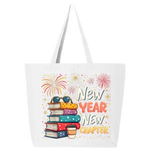 Book Lover New Year New Chapter Happy New Year 2025 25L Jumbo Tote