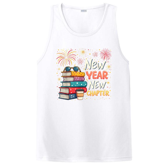 Book Lover New Year New Chapter Happy New Year 2025 PosiCharge Competitor Tank