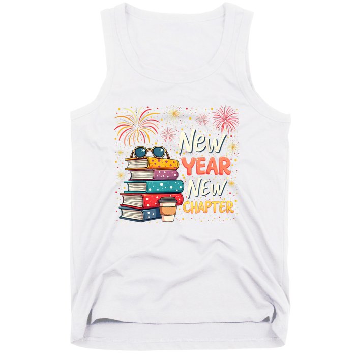 Book Lover New Year New Chapter Happy New Year 2025 Tank Top