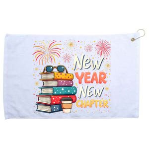 Book Lover New Year New Chapter Happy New Year 2025 Grommeted Golf Towel