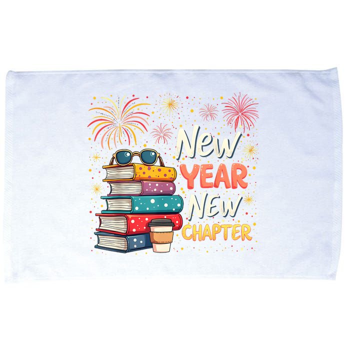 Book Lover New Year New Chapter Happy New Year 2025 Microfiber Hand Towel