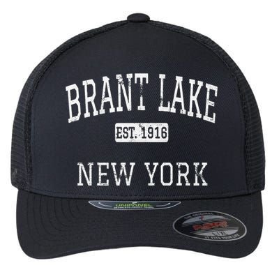 Brant Lake New York Ny Vintage Flexfit Unipanel Trucker Cap