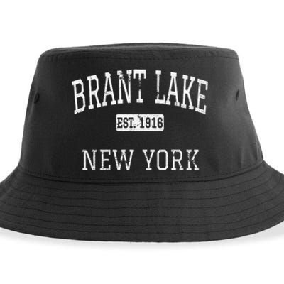 Brant Lake New York Ny Vintage Sustainable Bucket Hat