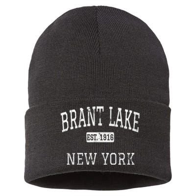 Brant Lake New York Ny Vintage Sustainable Knit Beanie