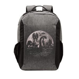 Bigfoot Loch Ness Monster Mothman And Aliens! Funny Cryptid Vector Backpack