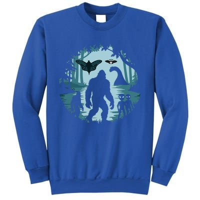 Bigfoot Loch Ness Monster Ufo And Aliens! Sweatshirt