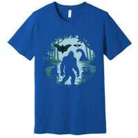 Bigfoot Loch Ness Monster Ufo And Aliens! Premium T-Shirt