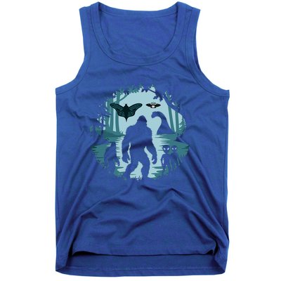 Bigfoot Loch Ness Monster Ufo And Aliens! Tank Top