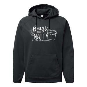 Bougie Like Natty In The Styrofoam Dad Bod Beer Humor Performance Fleece Hoodie