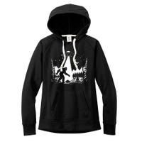 Bigfoot Loch Ness Monster & Ufo Alien Spaceship Women's Fleece Hoodie