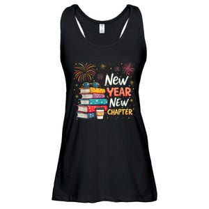 Book Lover New Year New Chapter Happy New Year 2025 Ladies Essential Flowy Tank