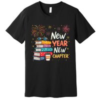 Book Lover New Year New Chapter Happy New Year 2025 Premium T-Shirt