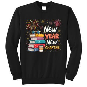 Book Lover New Year New Chapter Happy New Year 2025 Tall Sweatshirt