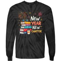 Book Lover New Year New Chapter Happy New Year 2025 Tie-Dye Long Sleeve Shirt