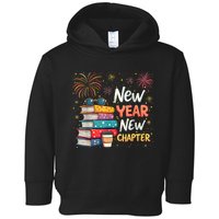 Book Lover New Year New Chapter Happy New Year 2025 Toddler Hoodie