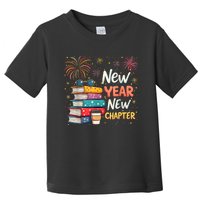 Book Lover New Year New Chapter Happy New Year 2025 Toddler T-Shirt