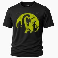 Bigfoot Loch Ness Monster And Mothman Ufos Chupacabra Alien Cooling Performance Crew T-Shirt