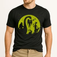 Bigfoot Loch Ness Monster And Mothman Ufos Chupacabra Alien Cooling Performance Crew T-Shirt